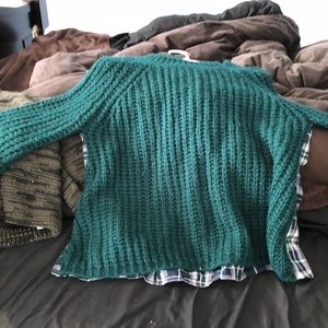 Cute Green Light Sweater